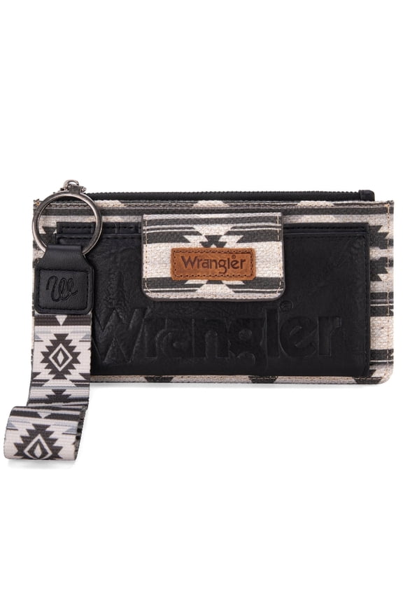 Wrangler Purses for Women Western Clutch Purse Rfid Wallet Womens, Black