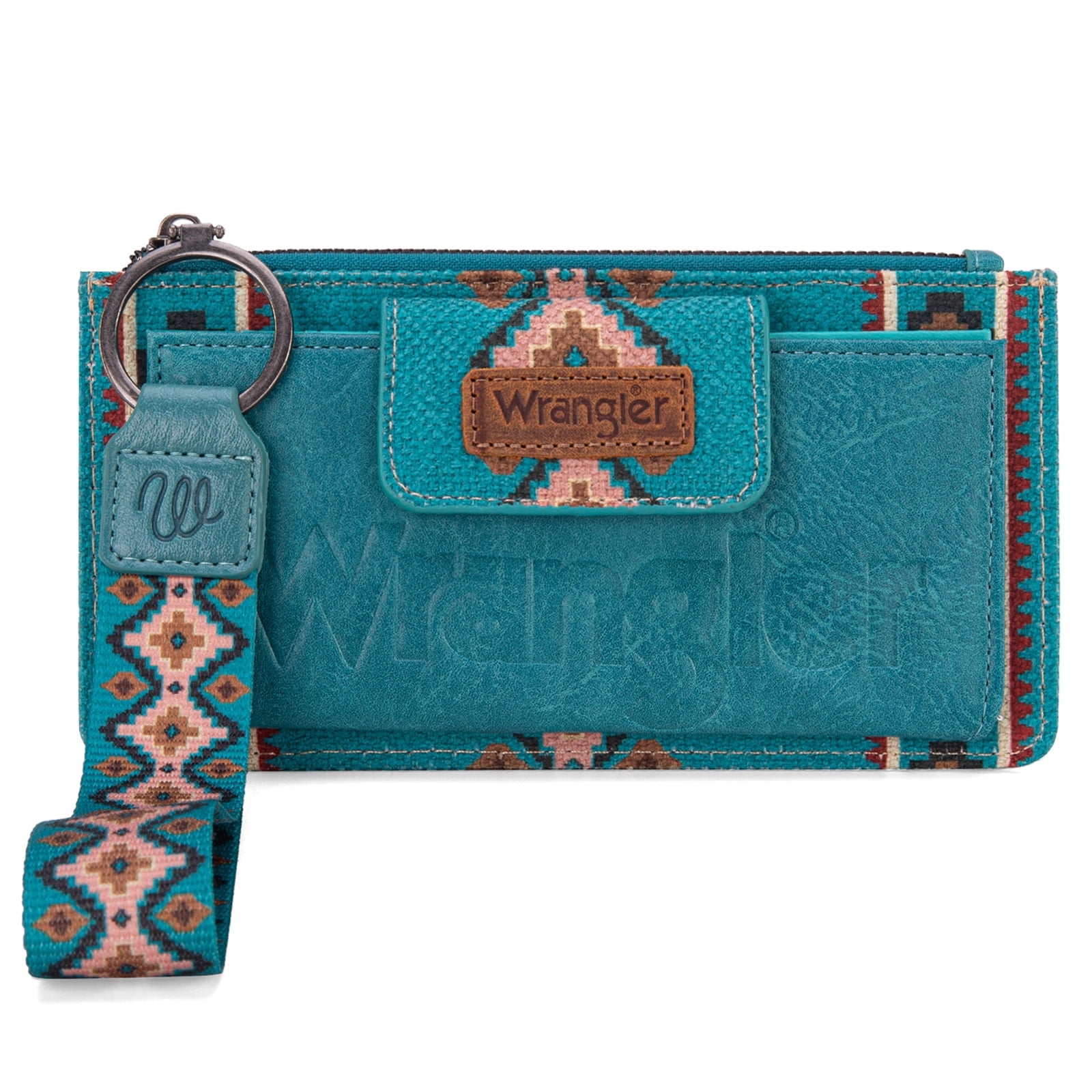 Wrangler Purses for Women Western Clutch Purse Rfid Wallet Womens, Dark Turquoise