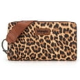 thumbnail image 1 of Wrangler Womens Wallet Wristlet Long Purse Designer Clutch Large Capacity Credit Card Holder Gifts for Women, leopard Print, 1 of 7