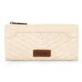 thumbnail image 1 of Wrangler Minimalist Wallet Credit Card Wallet for Women with Smooth Zippers, Tan, 1 of 7