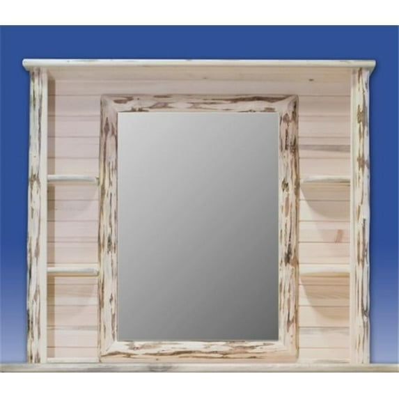 Montana Woodworks Deluxe Dresser Mirror - Ready to Finish