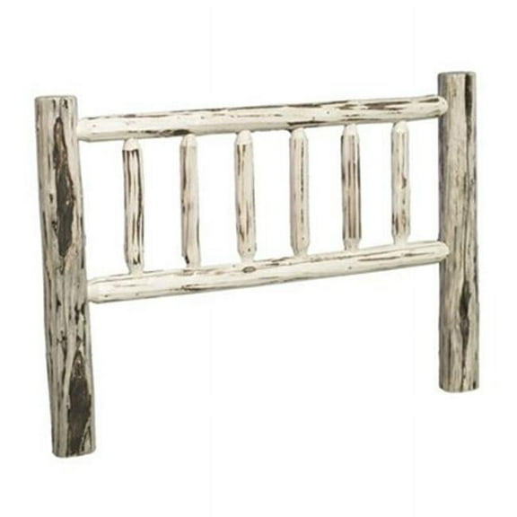 Montana Woodworks Eastern King Log Headboard - Clear Lacquer