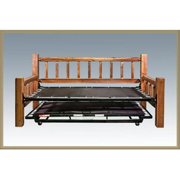 Montana Woodworks Homestead Collection Trundle Bed Stained and Lacquered