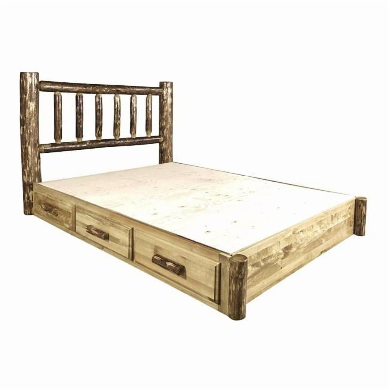 Montana Woodworks Glacier Country Collection Platform Bed - Thumbnail 2