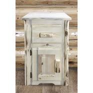Montana Woodworks Homestead Collection Headboard With Laser Engraved Bear Design Stain Clear Lacquer Finish King Size