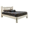 thumbnail image 1 of Montana Woodworks MWPBFLZELK Montana Full Platform Bed with Laser Engraved Elk Design, 1 of 7