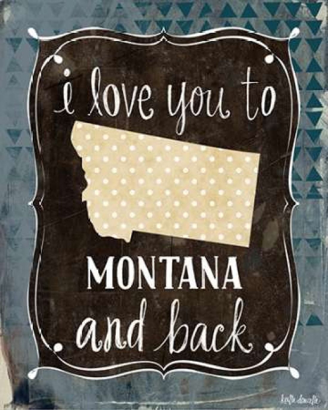Montana and Back Canvas Art - Katie Doucette (24 x 30)
