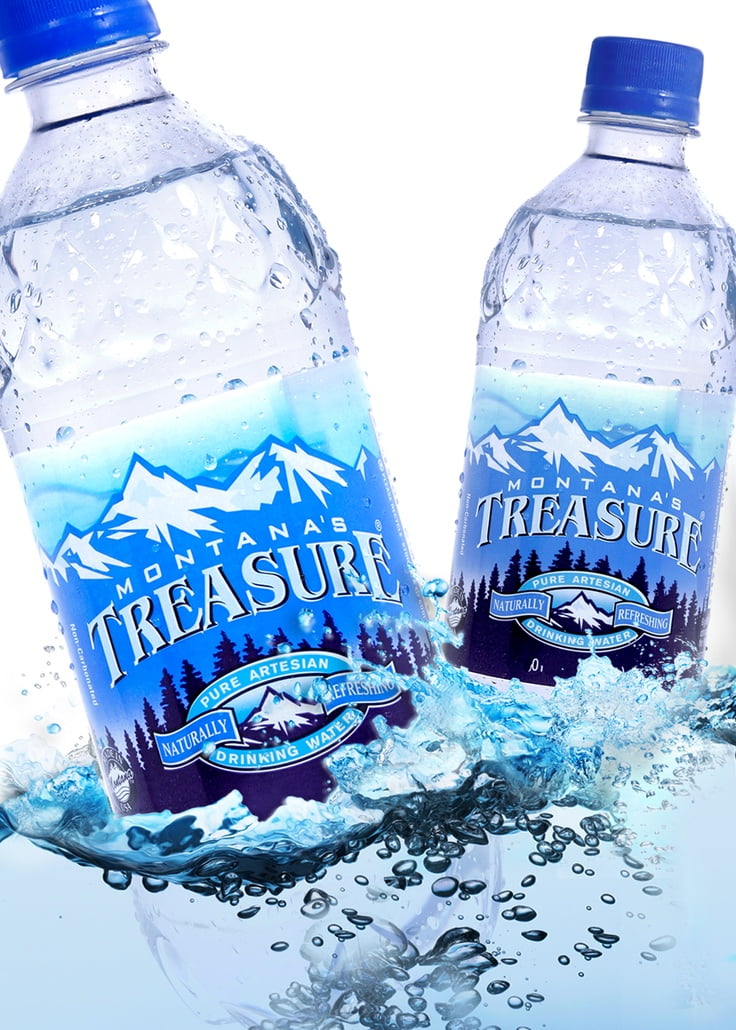 Montana's Treasure Pure Artesian Drinking Water, 20 Fl. Oz.