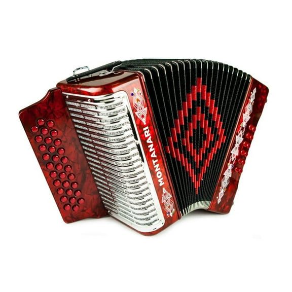 Montanari 3112 MG Accordion FBE Red
