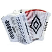 Montanari 3412 3S Accordion FBE, White