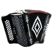 Montanari 3412 3S EAD Accordion, Black