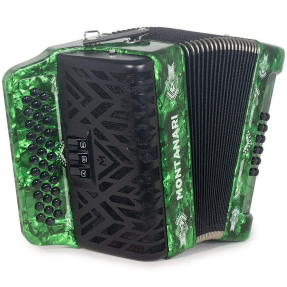 Montanari CM II Accordion 3 Switch 3412 FBE Green