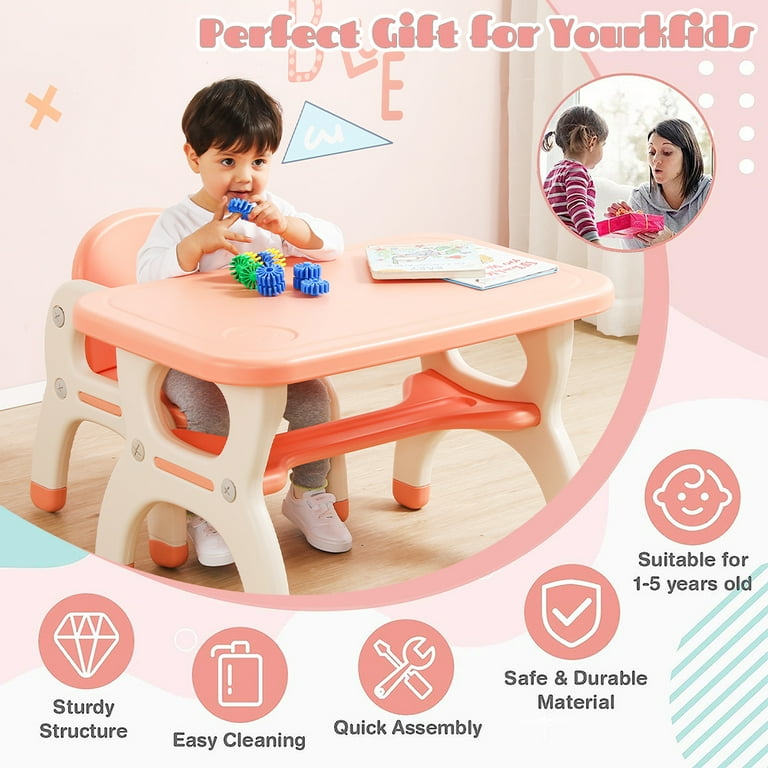 Desk and chair set for 5 year old sale