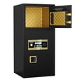 thumbnail image 1 of Montary 6.0 Cu Ft Double-Door Coin Safe w/Fireproof Bag & Hidden Code, Digital Security for Home/Office/Hotel, 1 of 9