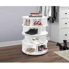Hidden Flush Mount Oak Shoe Rack Door main image 1