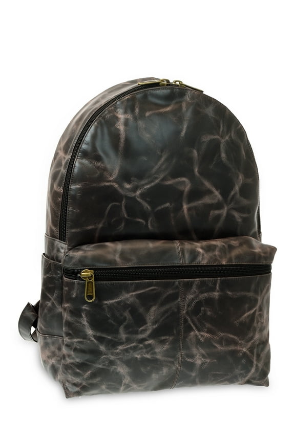 Leather Backpack, Brown