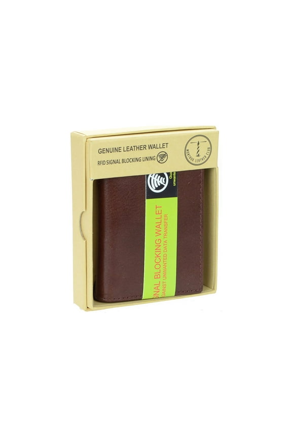 Men's RFID Signal Blocking High Capacity Wallet Card Case