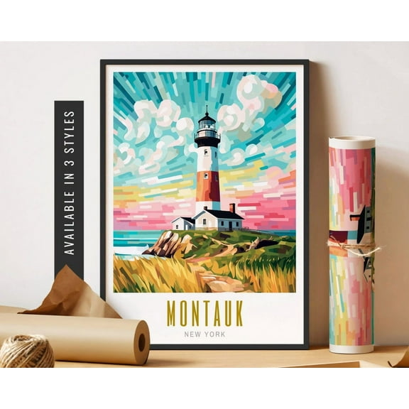 Montauk Lighthouse New York Wall Decor