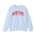 thumbnail image 1 of Montauk New York Sweatshirt Gifts Crew Neck Shirt Long Sleeve Unisex, 1 of 7
