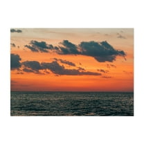 Montauk Point Sunset 02 - Montauk New York Photography Unframed Wall Art Print 5 x 7 inches