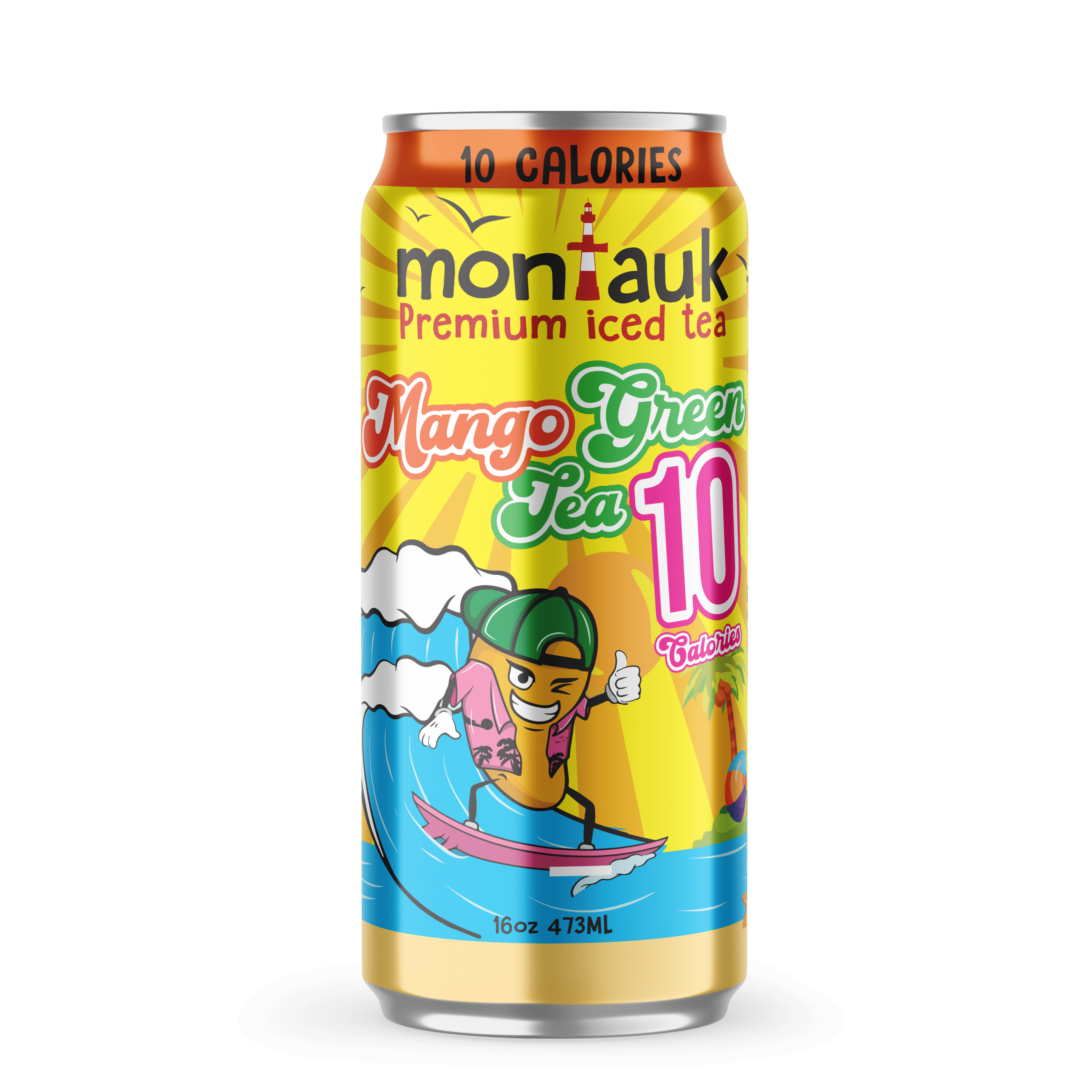 Montauk Iced Tea Mango Green Tea 12 Pack