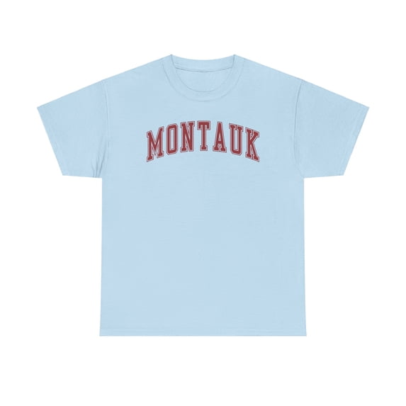 Montauk Shirt Gifts Tshirt Crew Neck Short Sleeve