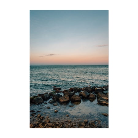 Montauk Sunset - Montauk New York Photography Unframed Wall Art Print 5 x 7 inches