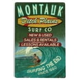 thumbnail image 1 of Montauk, Surf Shop Vintage Sign (12x18 Aluminum Art, Indoor Outdoor Metal Sign Decor), 1 of 5