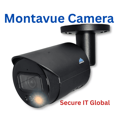 Montavue 4MP Bullet IP AI Security Camera 2.8mm Lens, Smart IR Night Vision & Built-in Mic – From Secure IT Global
