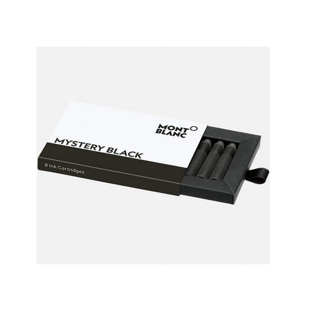 Montblanc 128197 INK CART MYSTERY BLACK 1 PACK=8CART PF