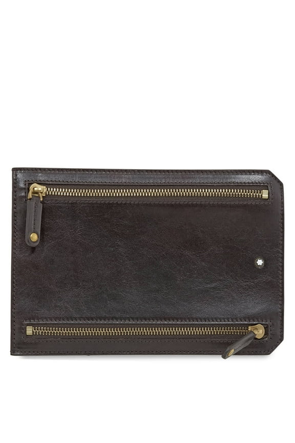 1926  Heritage Multicurrency Pouch- Dark Brown