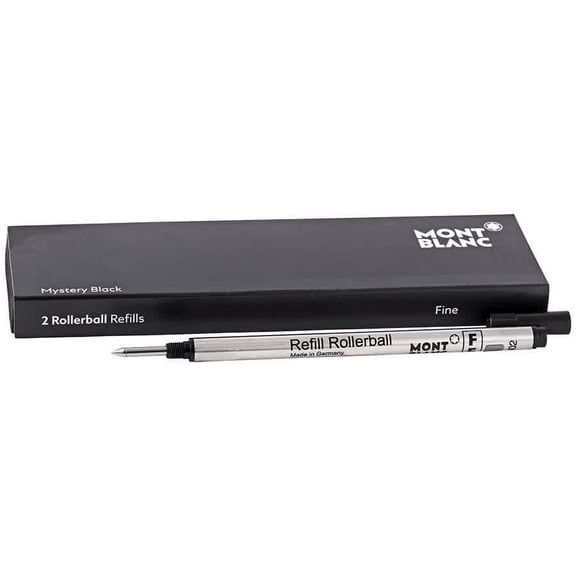 Montblanc 2 Rollerball Refills - Mystery Black