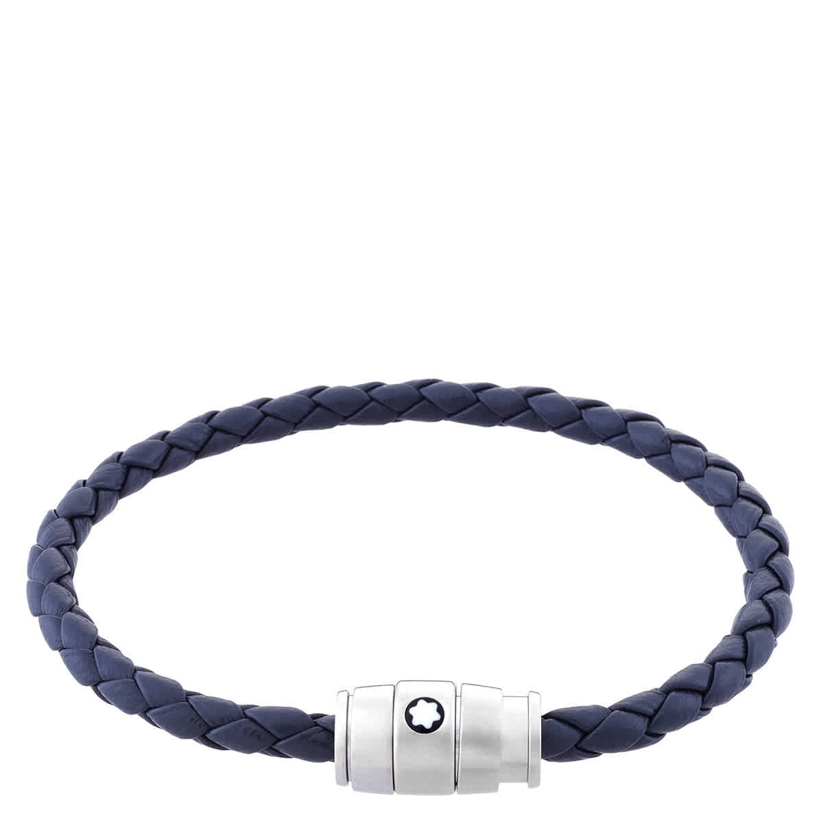 Montblanc Blue Woven Leather Bracelet, Size 60 - Walmart.com