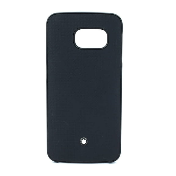 Montblanc Extreme Hard Shell Black Leather Case For Samsung Galaxy S6 Edge SM-G925