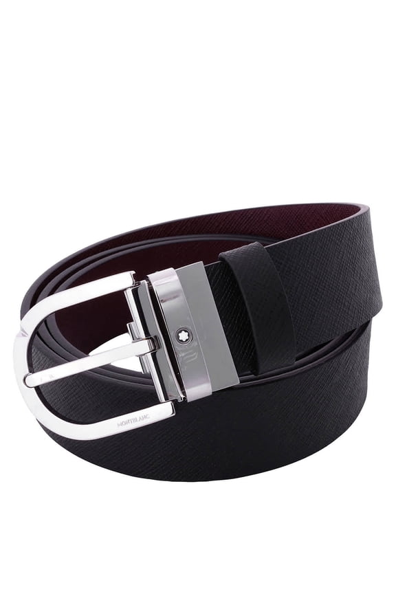Horseshoe Buckle 35 Reversible Leather Belt