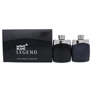 Montblanc Legend Cologne Gift Set for Men, 2 Pieces 3.3 Oz EDT Spray + 3.3 Oz After Shave Splash