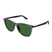 Montblanc MB0330S 002 56mm Square Sunglasses Mens Grey/Black