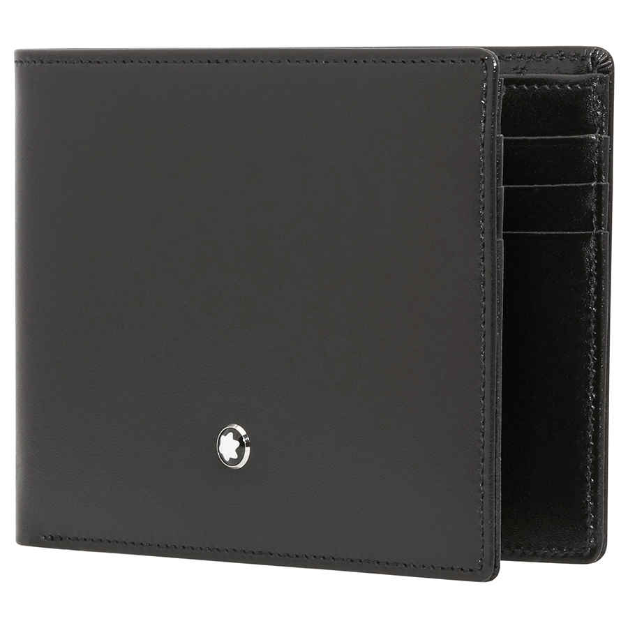 Montblanc Meisterstuck Black Leather Wallet 14548 - image 1 of 4