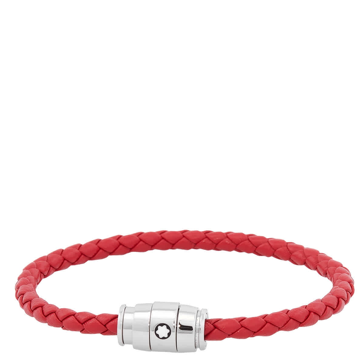MontBlancワインレッド レザー ブレスレット Montblanc Steel & Red Leather Bracelet, Size 60 - Walmart.com