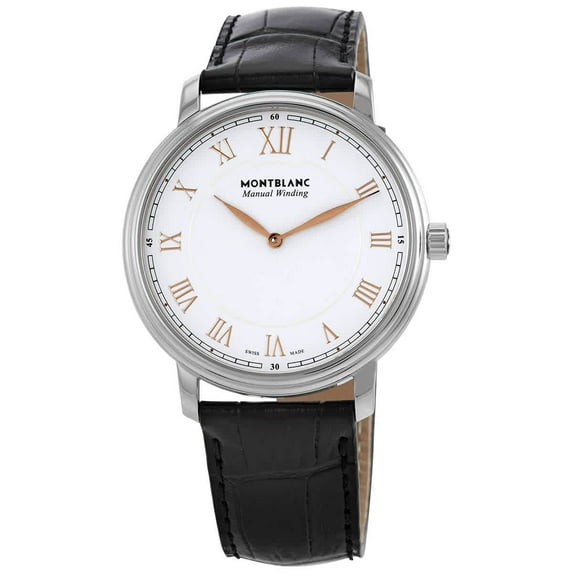 Montblanc Tradition Hand Wind White Dial Watch 119962