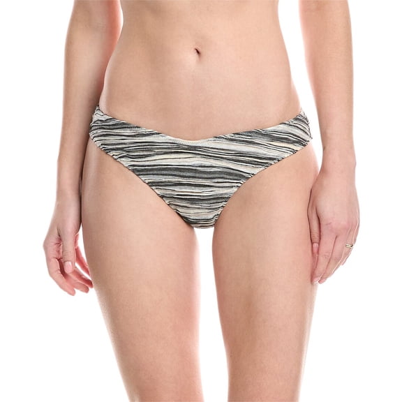 Montce womens  Added Coverage Lulu Bikini Bottom, l, Grey