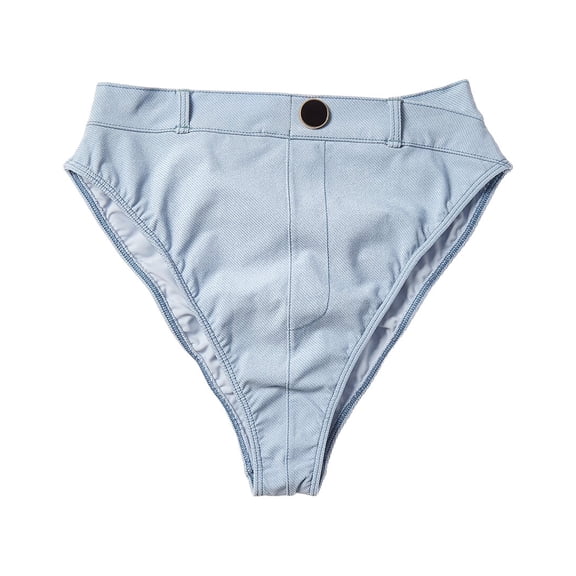 Montce womens  Shortie Bikini Bottom, s, Blue