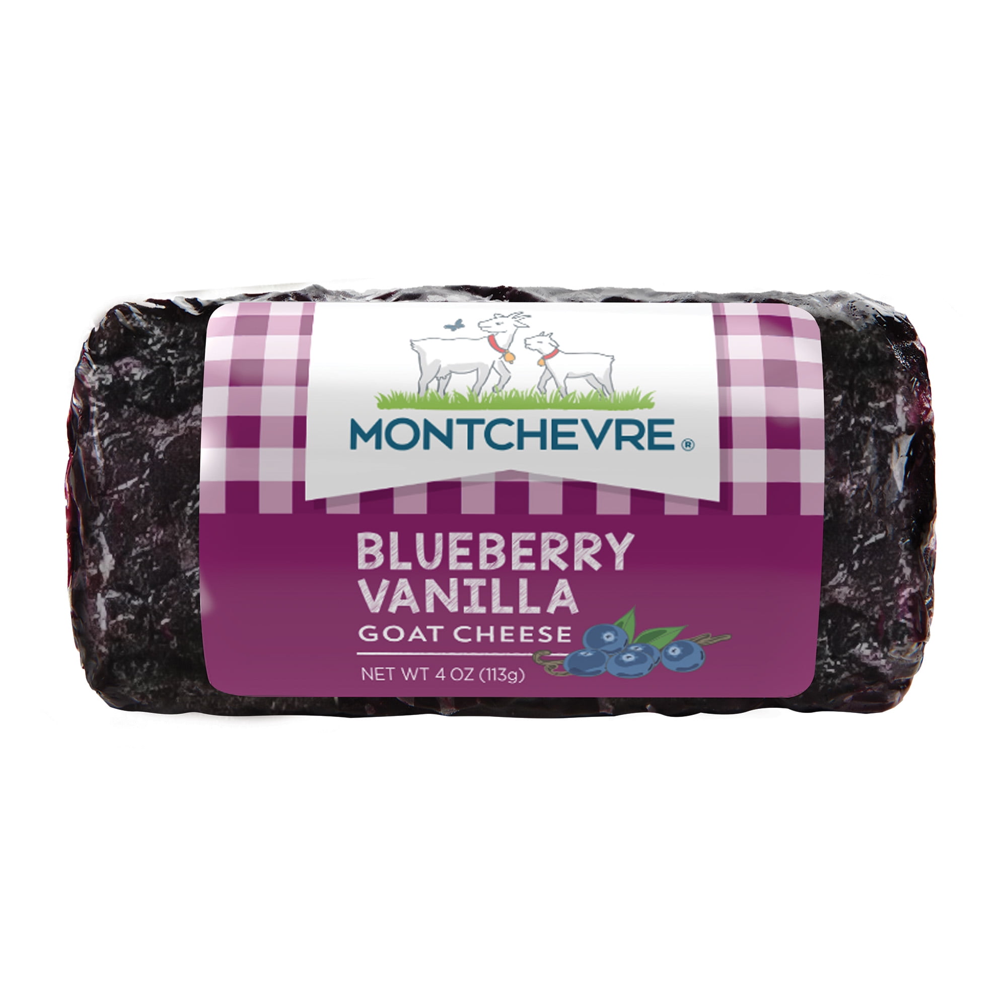Montchevre Blueberry Vanilla Fresh Goat Cheese Log, 4 oz - Walmart.com 