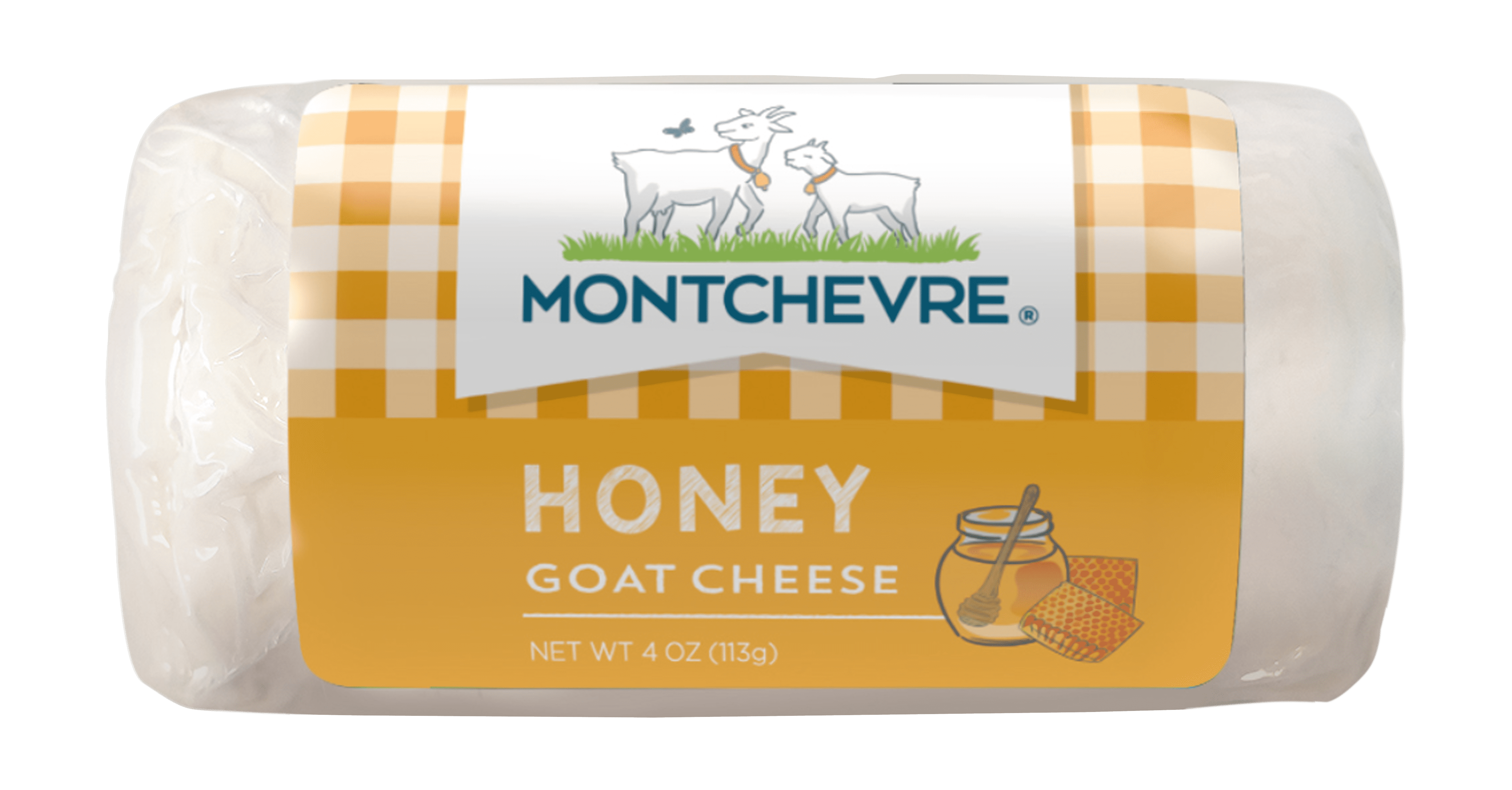 Montchevre Honey Fresh Goat Cheese Log, 4 oz