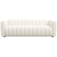 thumbnail image 1 of Montclair Mid Century Modern Luxury French Boucle Fabric Cream Couch, 1 of 4