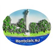 Montclair New Jersey USA 3D Fridge Magnet Souvenir Gift,Resin Handmade Refrigerator Magnet Home Decoration Collection