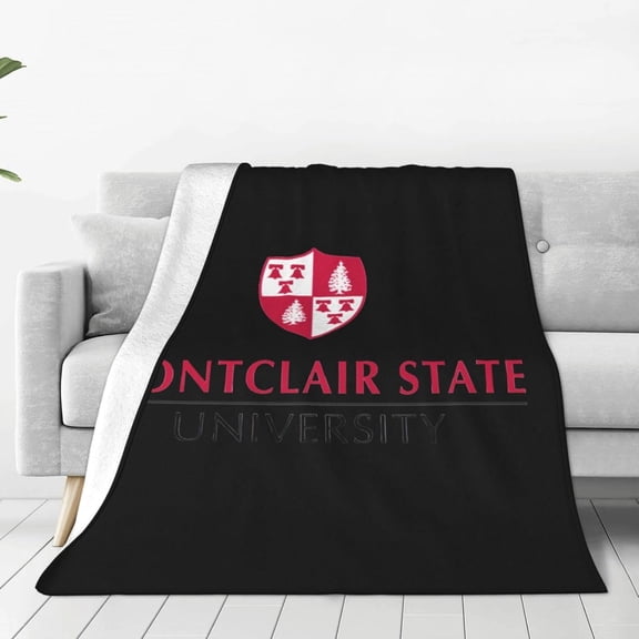 Montclair State University Blanket Large Luxury Fleece Soft Anti-Static Anti-Pilling Flannel Bed Blanket
