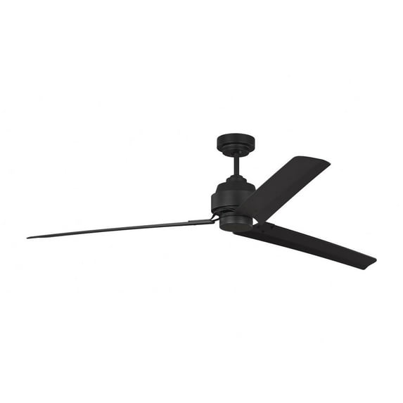 Monte Carlo 3Arr68 Arcade 68 68" 3 Blade Indoor Ceiling Fan - Black
