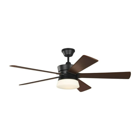 Monte Carlo 5Atr56d Atlantic 56" 5 Blade Indoor Led Ceiling Fan - Black