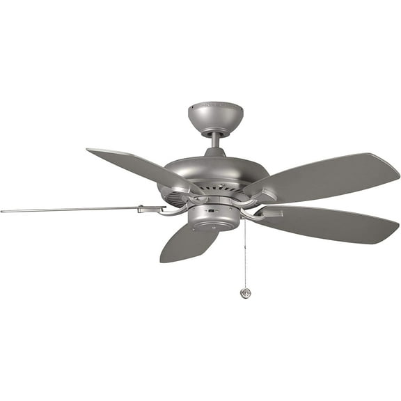 Monte Carlo (#5DM44BP) Designer Max II 44" Ceiling Fan - Brushed Pewter/ Silver